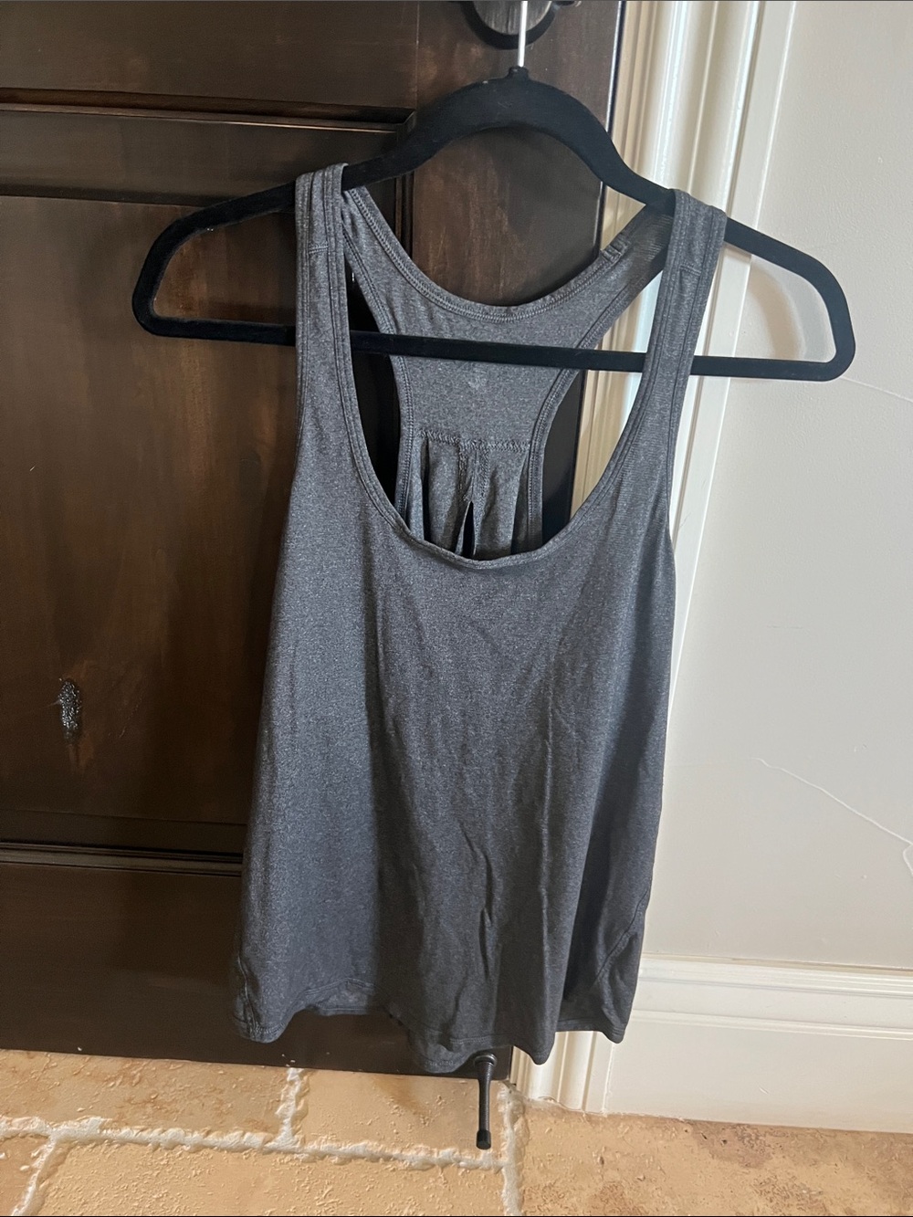 Gray Racerback Tank Top - Women's Activewear